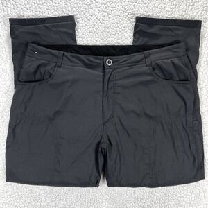 Orvis Fleece Lined Pants Mens 40x30 Black Cargo Insulated Tech Straight Outdoors